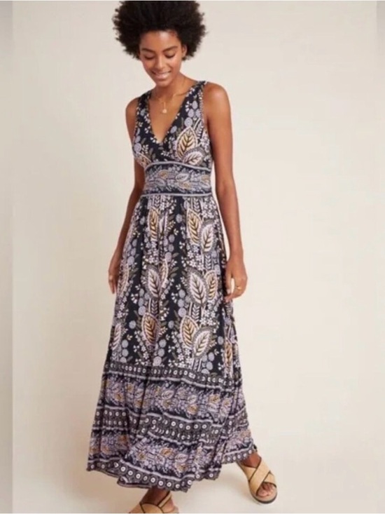 Maeve Dresses & Skirts - Anthropologie Maeve Giulietta Maxi Dress SZ Medium